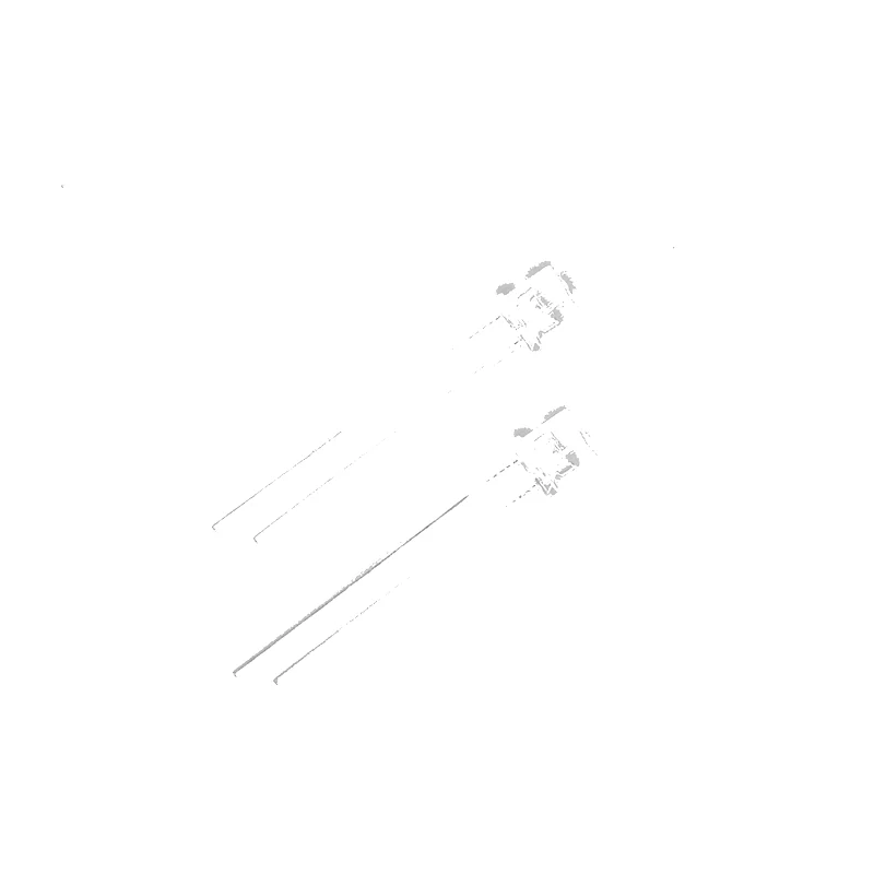 KINGBRIGHT 5mm Flat Head DIP LED product image and specification table